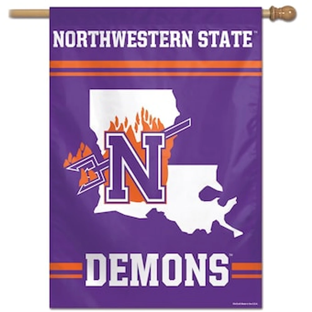 WinCraft Northwestern State Demons 28" x 40" Full Name Single-Sided Vertical Banner