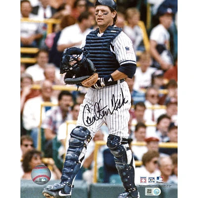 Carlton Fisk Chicago White Sox Autographed 8" x 10" Catchers Gear Photograph