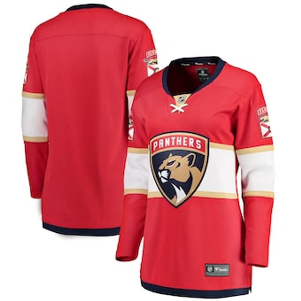 Women's Fanatics Red Florida Panthers Breakaway Home Jersey