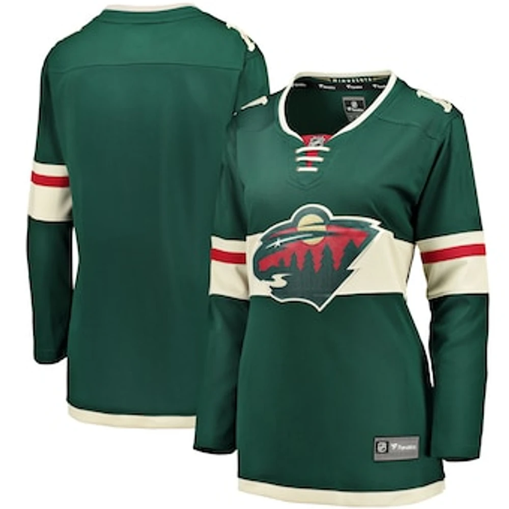 Women's Fanatics Green Minnesota Wild Breakaway Home Jersey