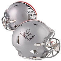 Ezekiel Elliott Ohio State Buckeyes Autographed Grey Riddell Speed Pro-Line Helmet