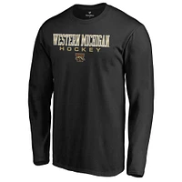 Men's Black Western Michigan Broncos Team Unity Hockey Long Sleeve T-Shirt