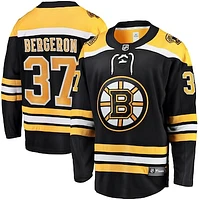 Men's Fanatics Patrice Bergeron Black Boston Bruins Breakaway - Player Jersey