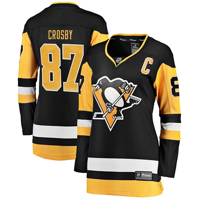 Women's Fanatics Sidney Crosby Black Pittsburgh Penguins Breakaway - Player Jersey