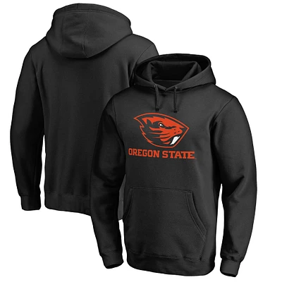 Men's Black Oregon State Beavers Team Lockup Pullover Hoodie