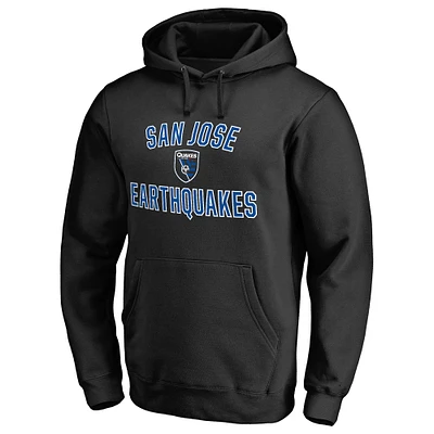 Men's Black San Jose Earthquakes Victory Arch Pullover Hoodie