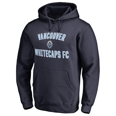 Men's Navy Vancouver Whitecaps FC Victory Arch Pullover Hoodie
