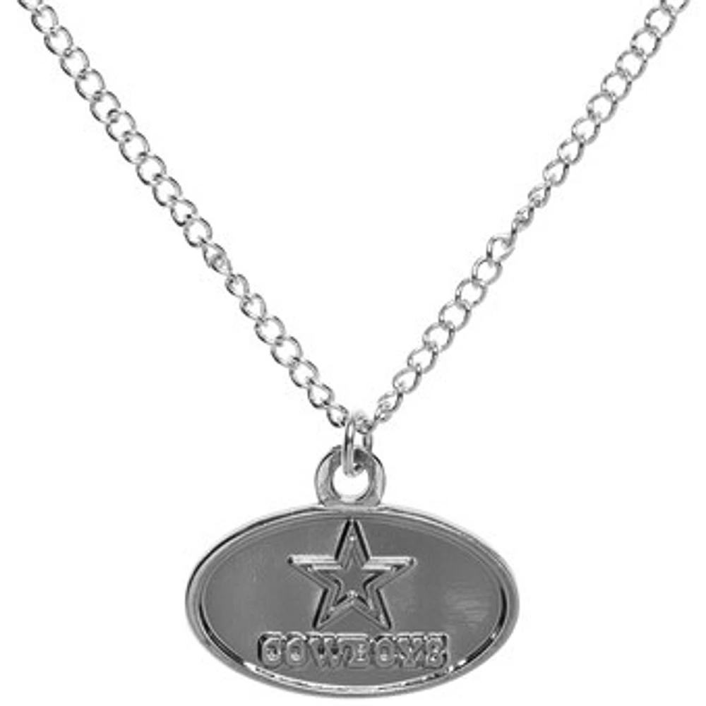 Women's WinCraft Silver Dallas Cowboys Logo Necklace