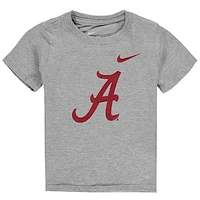 Toddler Nike Heathered Gray Alabama Crimson Tide Logo T-Shirt