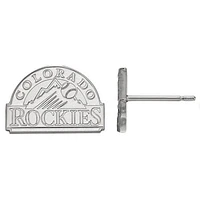 Women's Colorado Rockies Sterling Silver XS Post Earrings