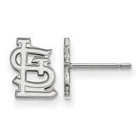 Women's St. Louis Cardinals Sterling Silver XS Post Earrings