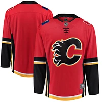 Men's Fanatics Red Calgary Flames Alternate Breakaway - Blank Jersey