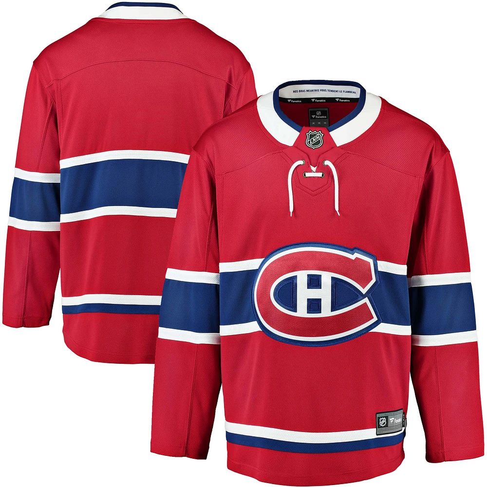 Men's Fanatics Red Montreal Canadiens Breakaway - Blank Jersey