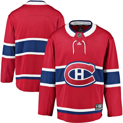 Men's Fanatics Red Montreal Canadiens Breakaway - Blank Jersey