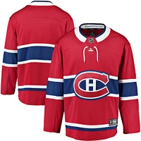 Men's Fanatics Red Montreal Canadiens Breakaway - Blank Jersey