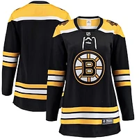 Women's Fanatics Black Boston Bruins Home Breakaway - Blank Jersey