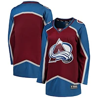 Women's Fanatics Burgundy Colorado Avalanche Home Breakaway - Blank Jersey