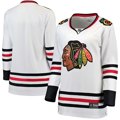 Women's Fanatics White Chicago Blackhawks Away Breakaway - Blank Jersey