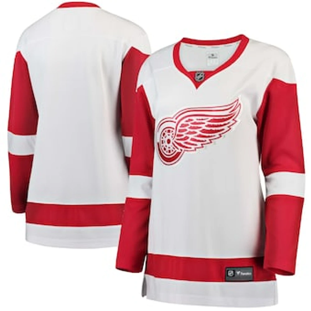 Women's Fanatics White Detroit Red Wings Away Breakaway - Blank Jersey