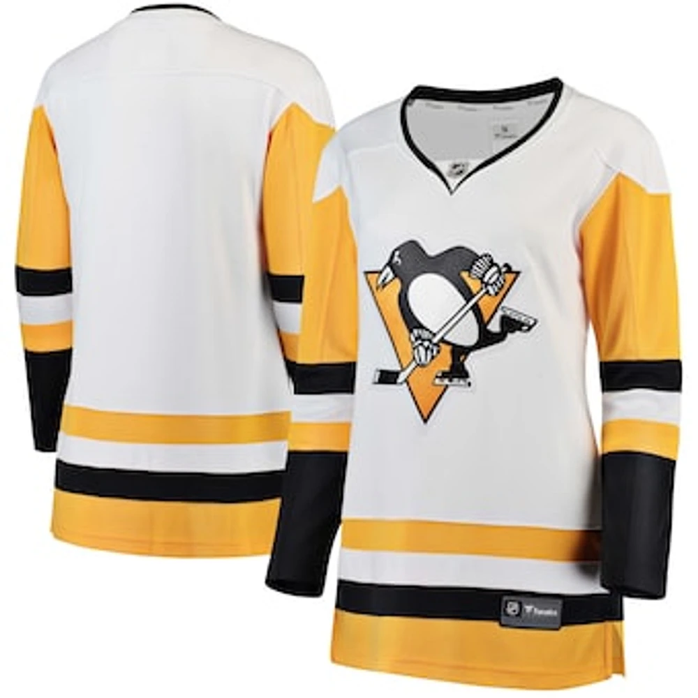 Women's Fanatics White Pittsburgh Penguins Away Breakaway - Blank Jersey