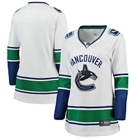 Women's Fanatics White Vancouver Canucks Home Breakaway - Blank Jersey