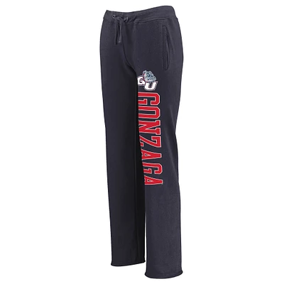 Women's Fanatics Navy Gonzaga Bulldogs Sideblocker Sweatpants