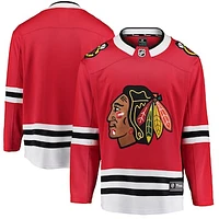 Youth Fanatics Red Chicago Blackhawks Premier Breakaway - Blank Jersey