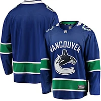 Youth Fanatics Blue Vancouver Canucks Home Breakaway - Blank Jersey