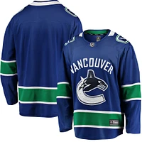 Youth Fanatics Blue Vancouver Canucks Home Breakaway - Blank Jersey