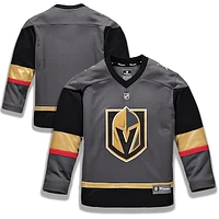 Youth Fanatics Black Vegas Golden Knights Home Replica - Blank Jersey