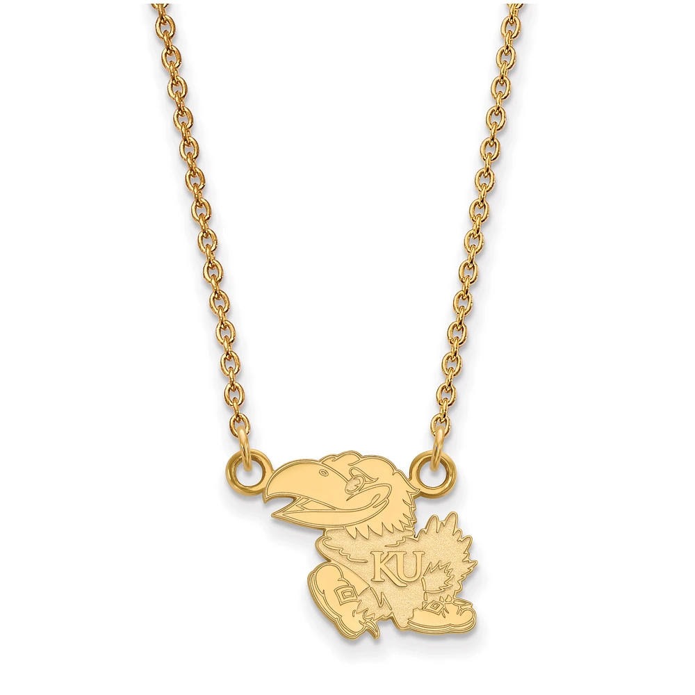 Women's Kansas Jayhawks Gold Plated Pendant Necklace