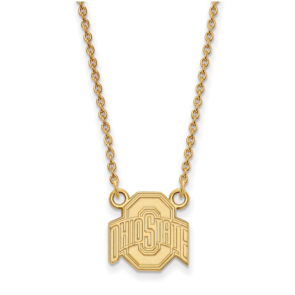 Women's Ohio State Buckeyes Gold Plated Pendant Necklace