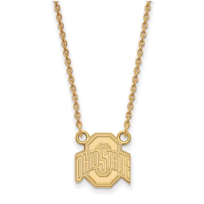 Women's Ohio State Buckeyes Gold Plated Pendant Necklace