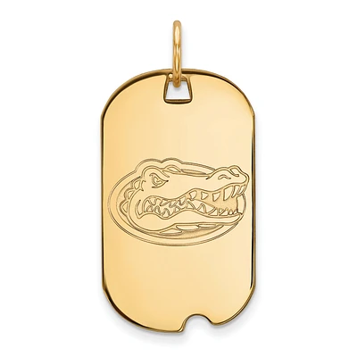 Women's Florida Gators Gold Plated Small Dog Tag