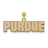 Women's Purdue Boilermakers Gold Plated Small Enamel Pendant