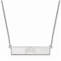 Women's Ohio State Buckeyes Sterling Silver Small Bar Necklace