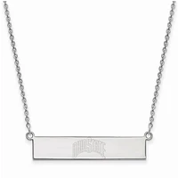 Women's Ohio State Buckeyes Sterling Silver Small Bar Necklace