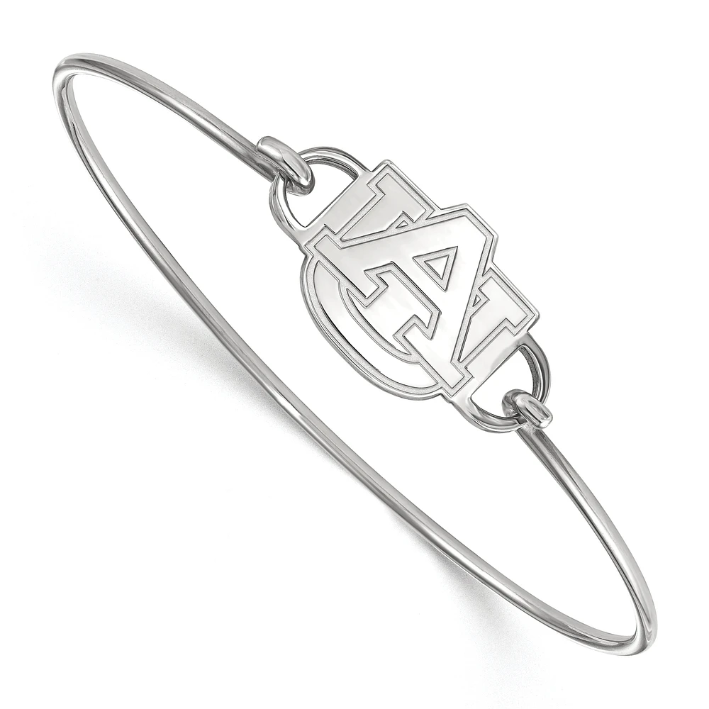 Women's Auburn Tigers Sterling Silver Wire Bangle