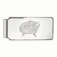 Silver Columbus Blue Jackets Money Clip
