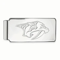 Silver Nashville Predators Money Clip