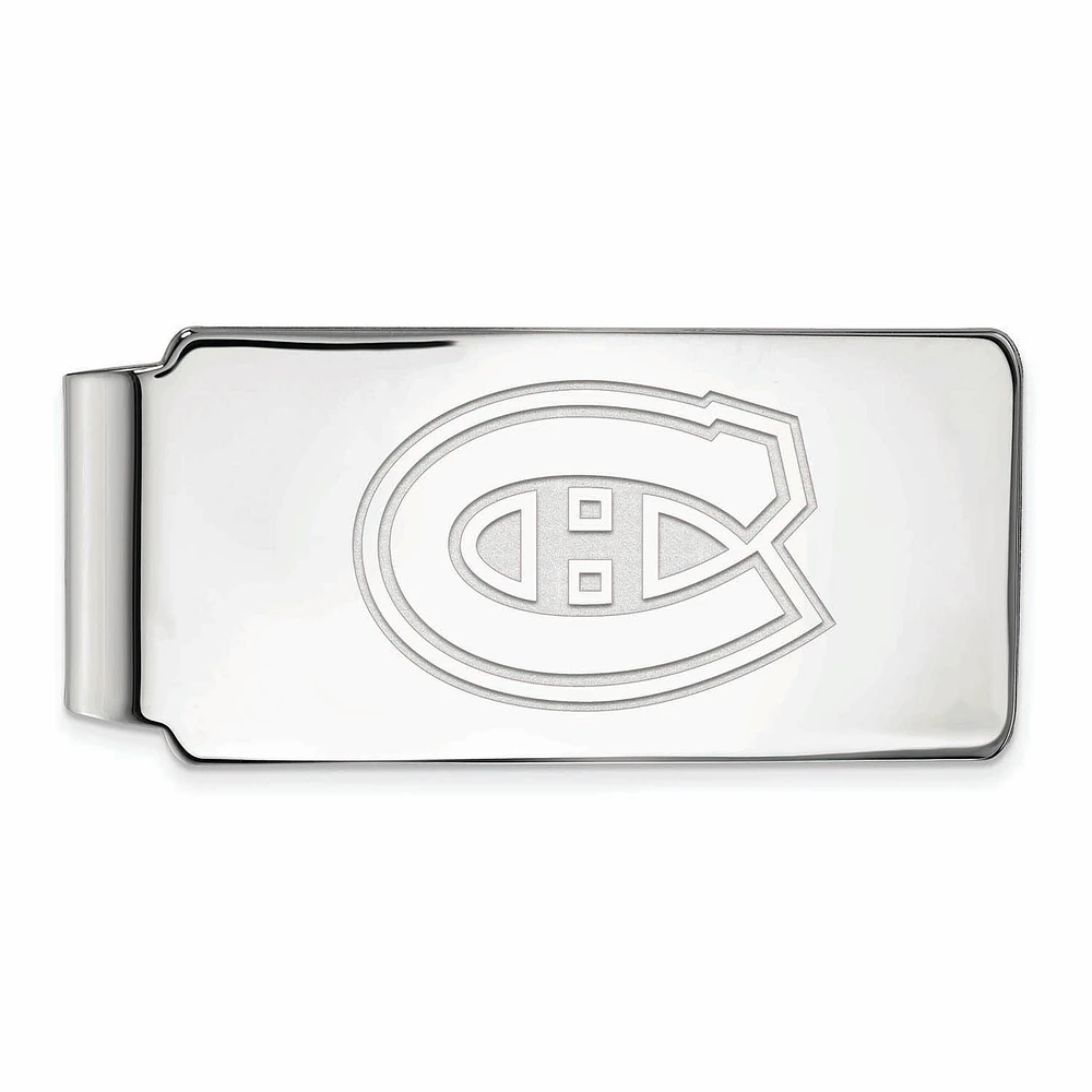 Silver Montreal Canadiens Money Clip