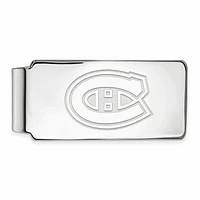 Silver Montreal Canadiens Money Clip