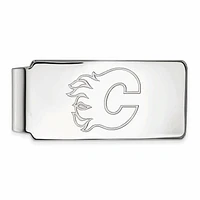 Silver Calgary Flames Money Clip