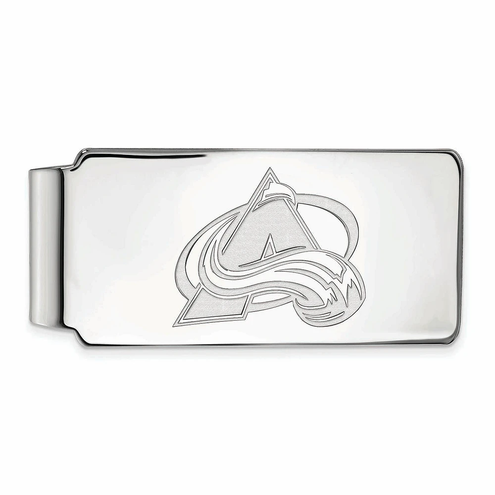 Silver Colorado Avalanche Money Clip