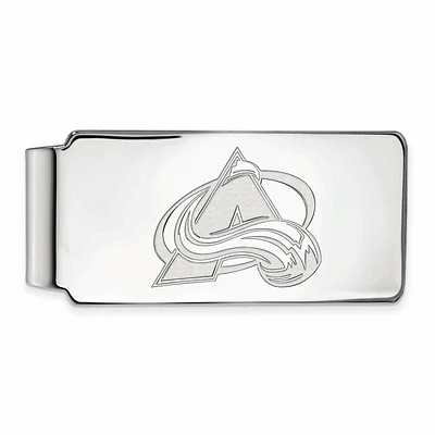Silver Colorado Avalanche Money Clip
