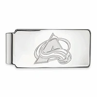 Silver Colorado Avalanche Money Clip