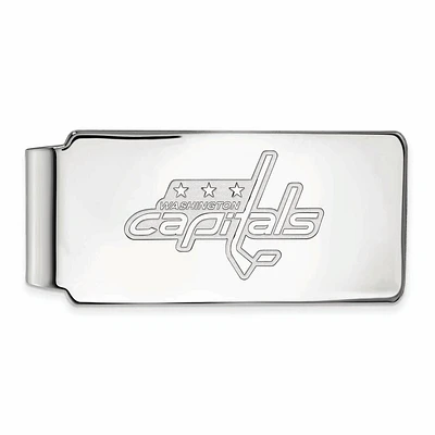 Silver Washington Capitals Money Clip