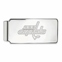 Silver Washington Capitals Money Clip