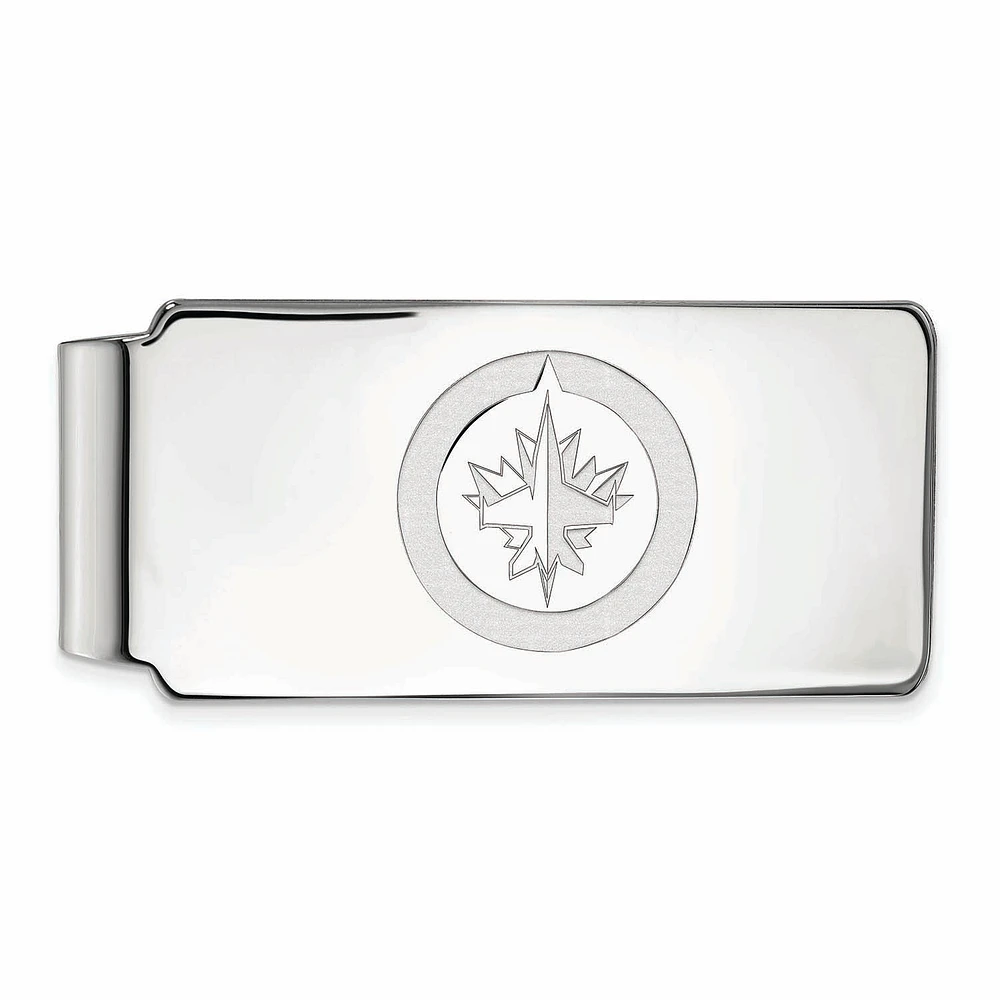 Silver Winnipeg Jets Money Clip
