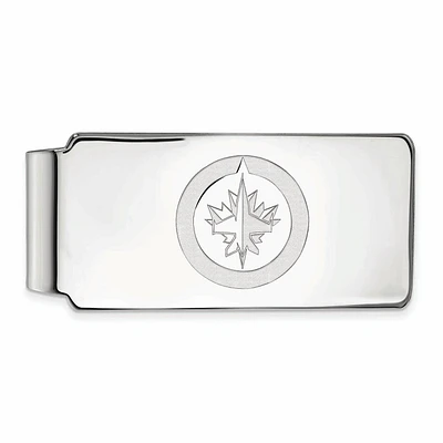 Silver Winnipeg Jets Money Clip